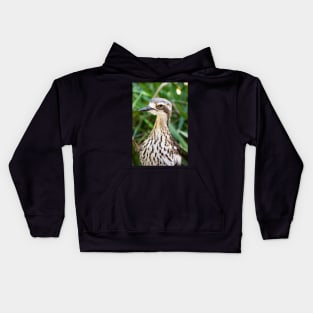 Bush stone curlew bird. Kids Hoodie